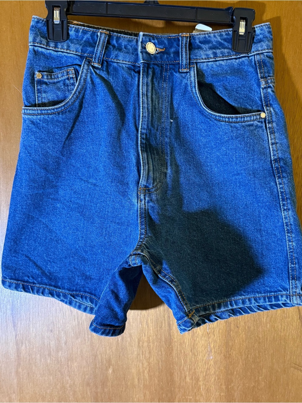 Women’s Blue Denim Shorts - Classic Casual Style Authentic Denim by TRF Size 2